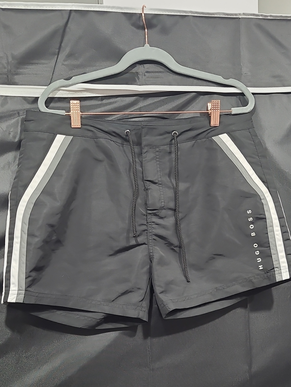 Hugo Boss Black Swim Shorts with Mesh Lining